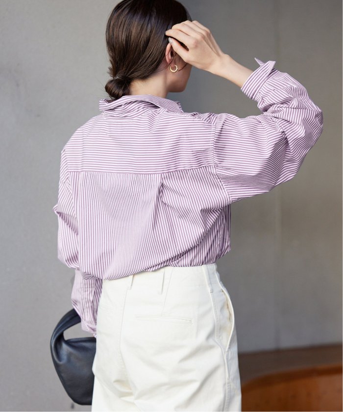 SOMELOS fly frontシャツ(505429401) | イエナ(IENA) - d fashion