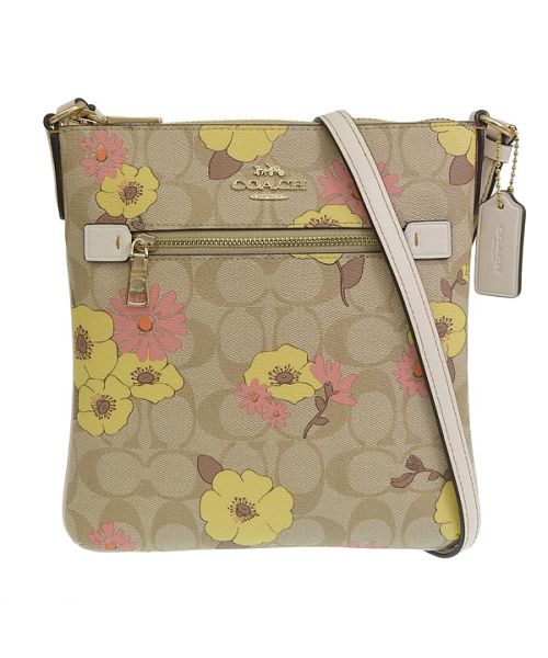 Coach floral sling hot sale bag