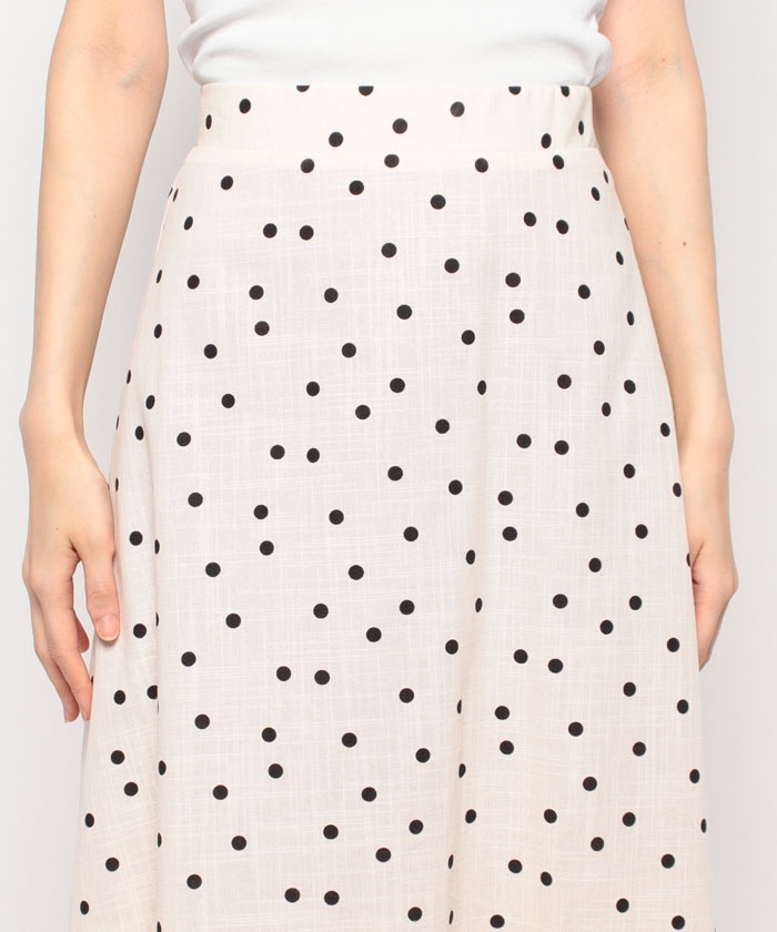 DOLCE&GABBANA レディース コットン ドット柄 スカート imgrc0070131120.jpg