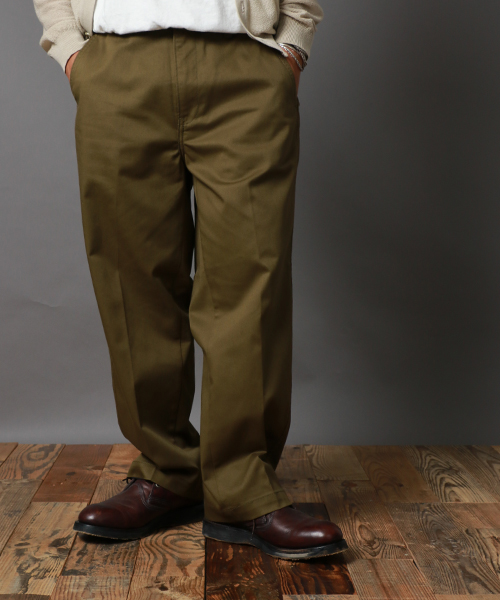TUKI (ツキ) 0029 【TROUSERS OLD CHINO CLOTH】 トラウザーズ