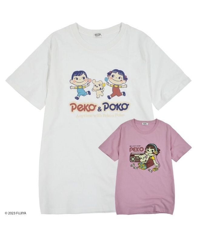 希少 日焼け 真っ黒 不二家× 沖縄 コラボ ペコちゃん 白 半袖 tシャツ 希少 日焼け 真っ黒 不二家× 沖縄 コラボ ペコちゃん 白 半袖 T