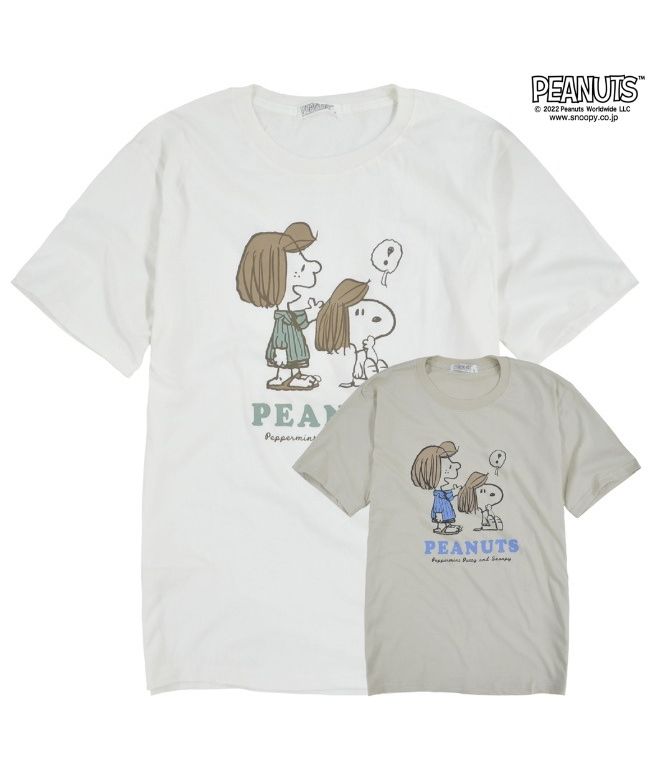 LACOSTE PEANUTS スヌーピー　ペパーミント・パティ　トレーナー クーポン】ピーナッツ PEANUTS スヌーピー トレーナー 裏起毛