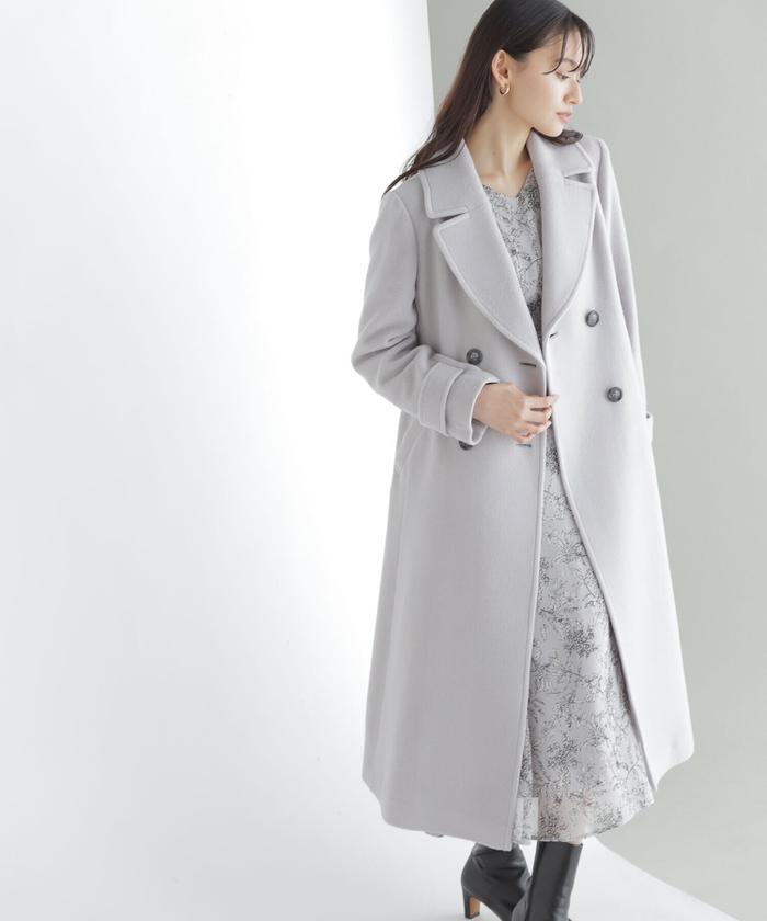 セール 30%OFF】ビッグカラーダブルチェスターコート23AW