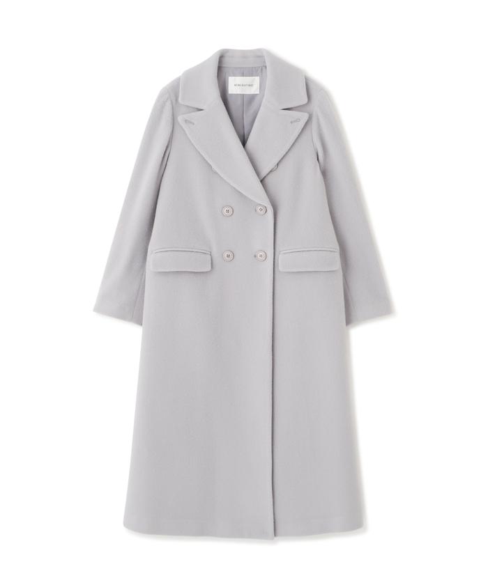 セール 50%OFF】ダブルチェスターモッサコート23AW(505430138 セール 50%OFF】ダブルチェスターモッサコート23AW(505430138