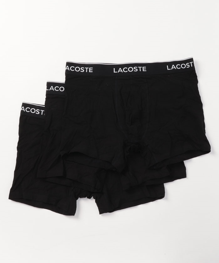 セール】ラコステ LACOSTE ボクサーパンツ 3枚セット 6H3420 父