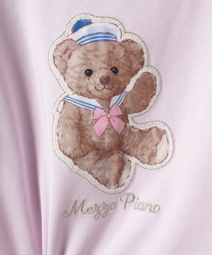 メゾピアノ♡マリンくま 120 （マリンくま 5分袖Tシャツ(100cm