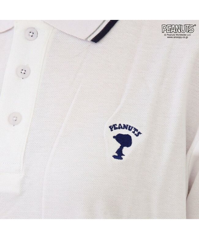 ピーナッツ PEANUTS スヌーピー 半袖 ポロシャツ ワンポイント