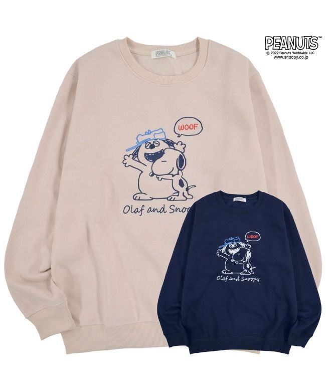 COACH x PEANUTS スヌーピー トレーナー グレー COACH コーチ スウェット トレーナー レディース メンズ
