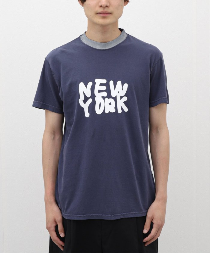 TODAY edition NYC #03 LS Tee - 23-2ND-08 / トゥデイ エディション NYC TODAY edition / トゥデイエディション】PRINTED RINGER NY SS
