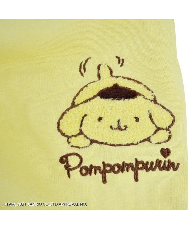 サンリオ Sanrio ポムポムプリン サガラ刺繍 パンツ 裏起毛