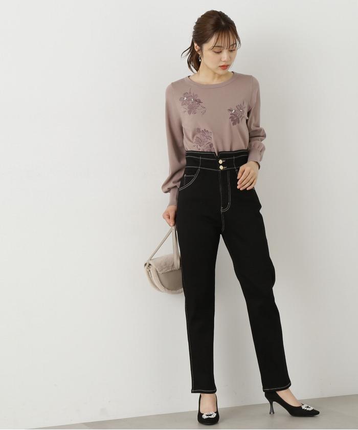 セール 30%OFF】テーパードデニムパンツ(505426848