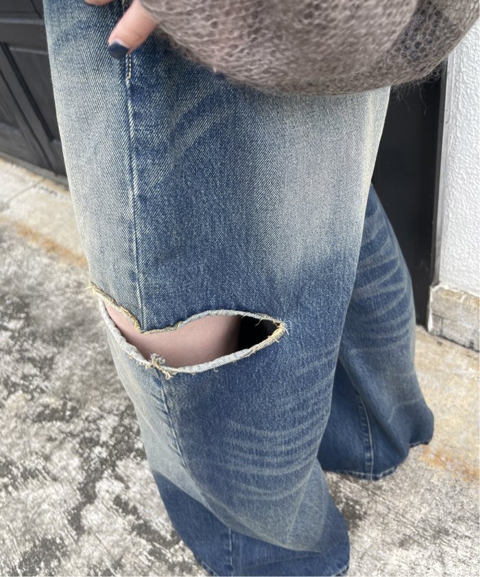 5 1/2 SIDE CRUSHED DENIM(505434671) | スピック&スパン(Spick