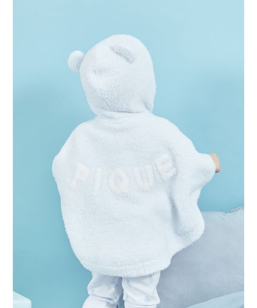 ONLINE限定カラーあり】【BABY】パウダーベアポンチョ(505434766