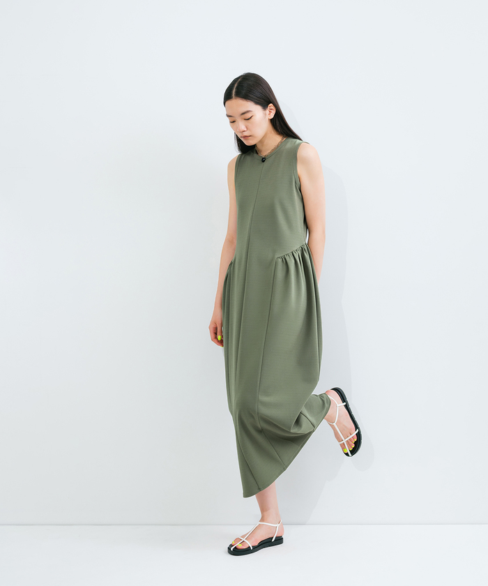 セール 30%OFF】サイドギャザーカットワンピース(505369315