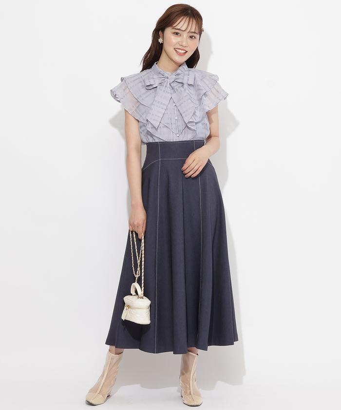 WILLSELECTION｜デニムフレアスカート | Rakuten Fashion(楽天