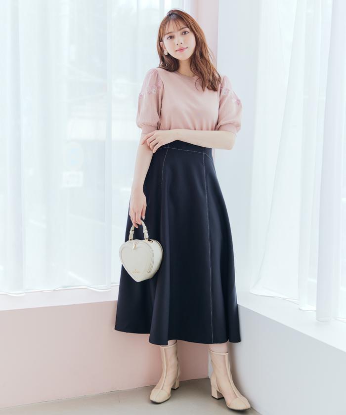 WILLSELECTION｜デニムフレアスカート | Rakuten Fashion(楽天