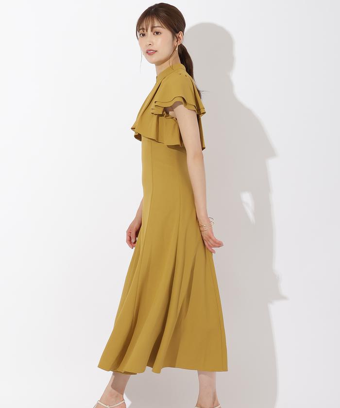 セール 50%OFF】フリルケープ風ワンピース(505436367) | AND