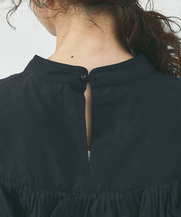 【normment】ピコフリルブラウス ブラウス シャツ normment/ノーメント CO silk lace