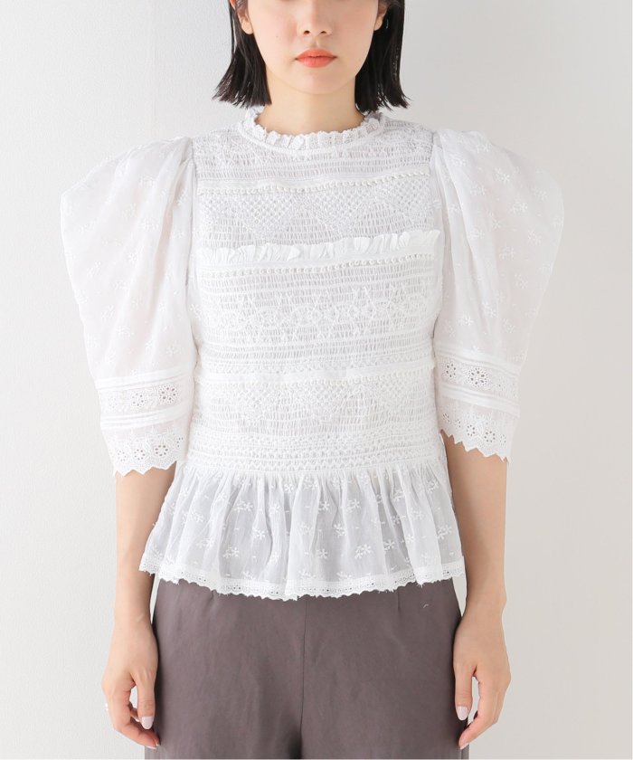 Sea New York/シー ニューヨーク】OLGA HAND SMOCKING PUFF SLV