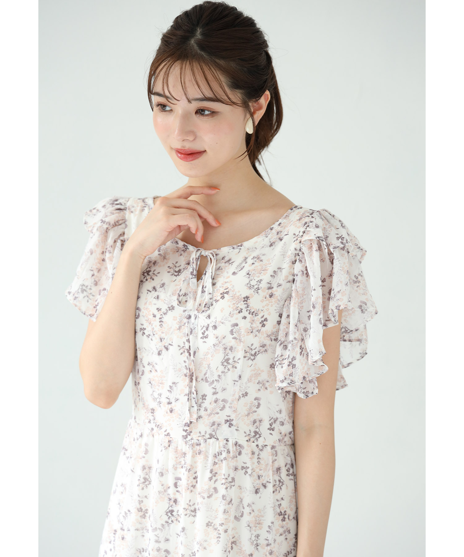 バックフリルデニムジャケット ジャケット、ブルゾン ＆ LOVE CLOSET