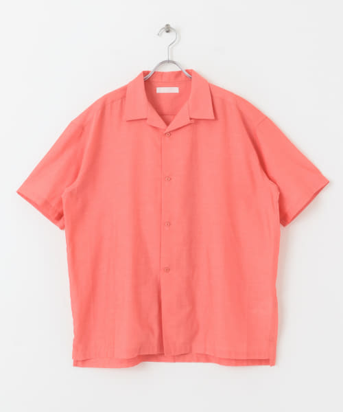 美品 STILL BY HAND シャンブレー オープンカラーシャツ 90's AXIST オープンカラー シルクシャツmtp03971601252201