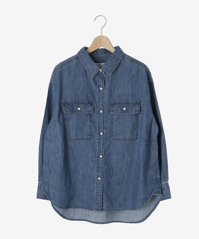 完売品maison de Dolce. パールボタンデニムシャツ