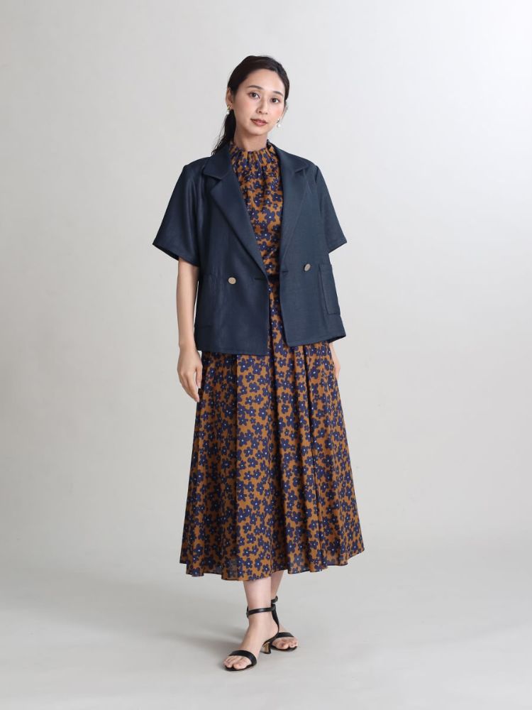 【ヤマダヤ系列】新品タグ付きFENNELフェンネルお花柄スカート セール】フェンネル FENNEL レトロフラワースカート(505441821