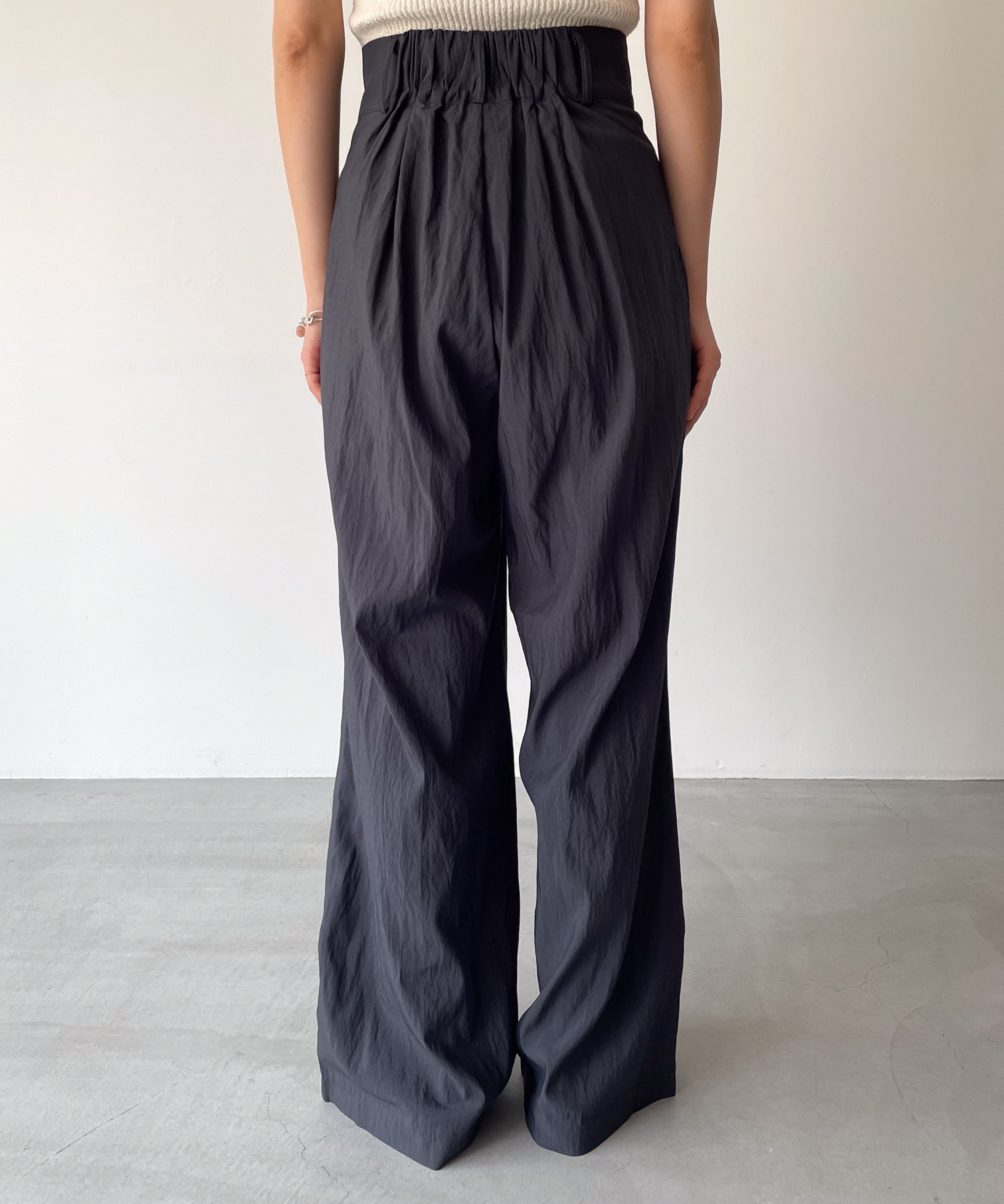 【新品未使用】canaljean エルマール　コットンナイロンタックパンツ キャナルジーン CANAL JEAN 【セットアップ対応】El mar