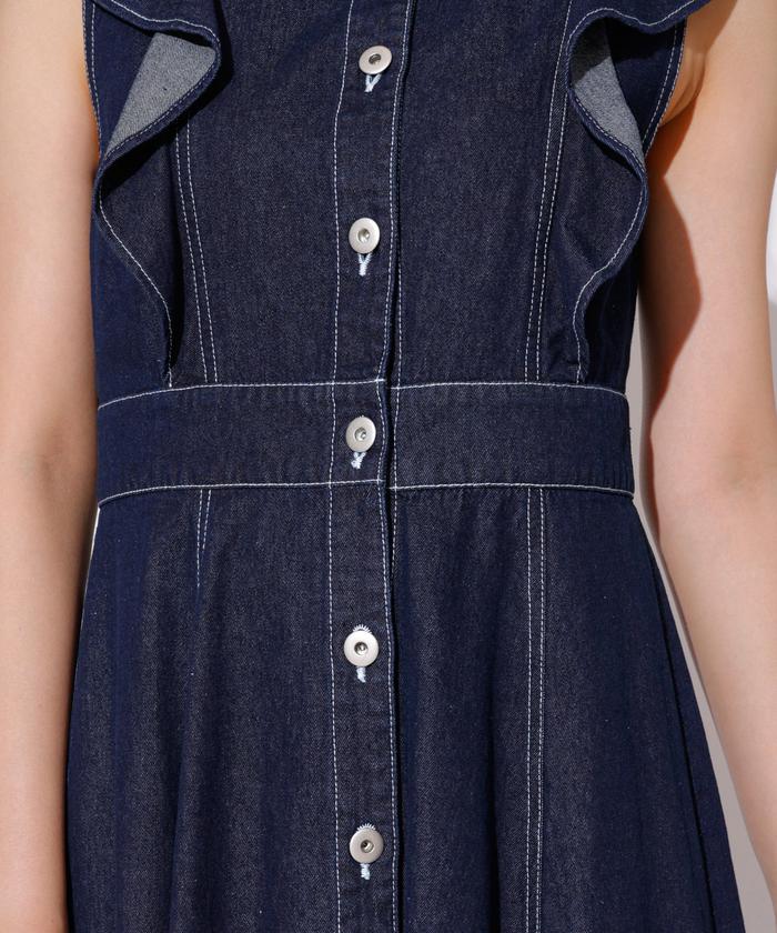 【DIESEL】D-Mary デニム バンドゥ ワンピース メアリー ロング DIESEL（ディーゼル）の「レディース ロングドレス ワンピース