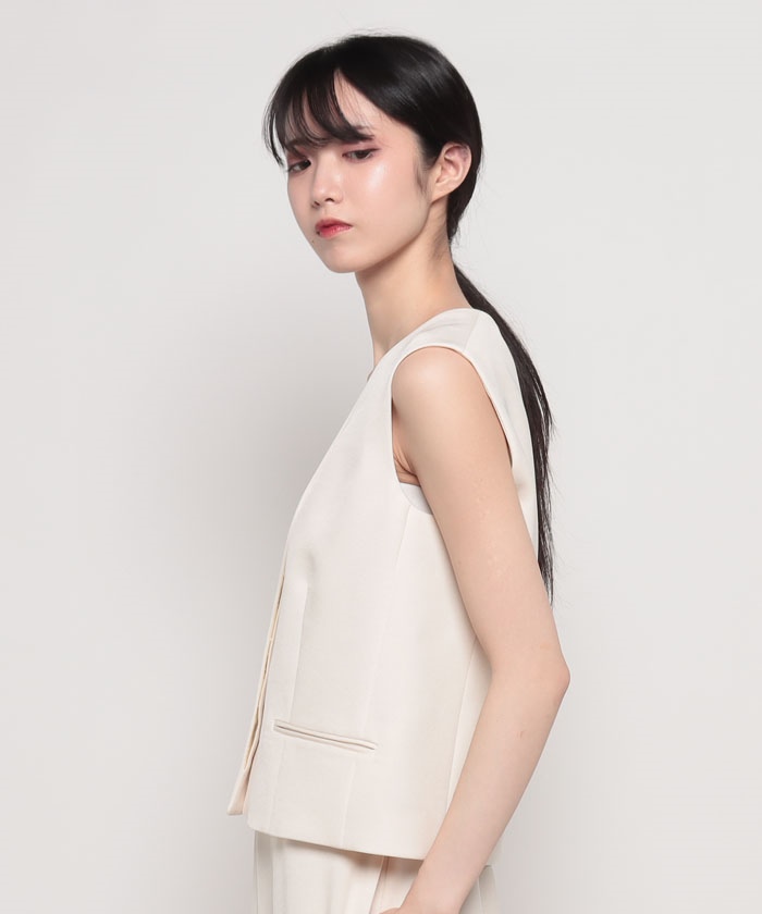 Theory ベスト OXFORD CREPE CL SLIM VEST ジレ Theory ベスト OXFORD CREPE CL SLIM VEST ジレ