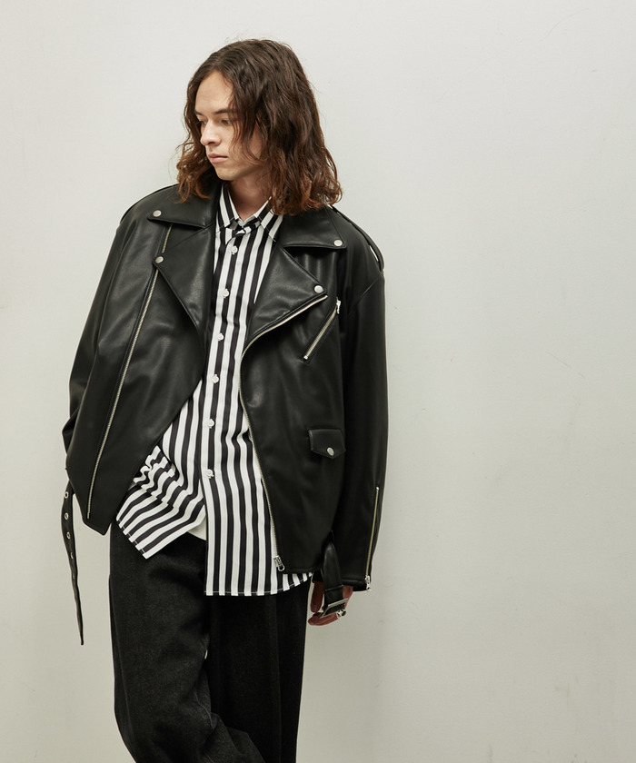 ジャケット・アウター HAS2SONS PU leather jacket HAS2SONS PU leather jacket