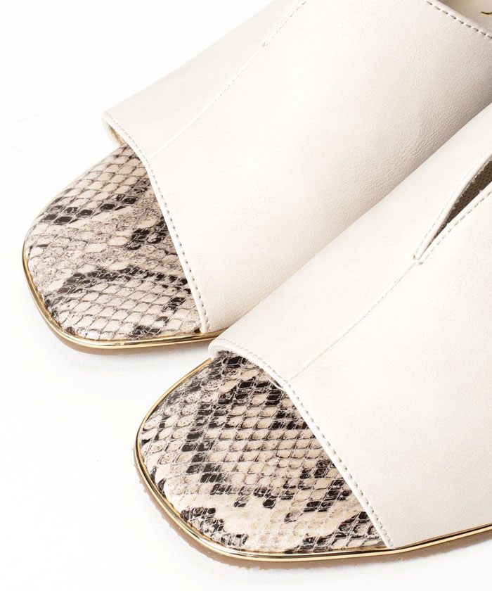 DT MaxMara ★ リアルナッパ製 ミュール GISELLA ホワイト RA041BW12218_thumb.jpg