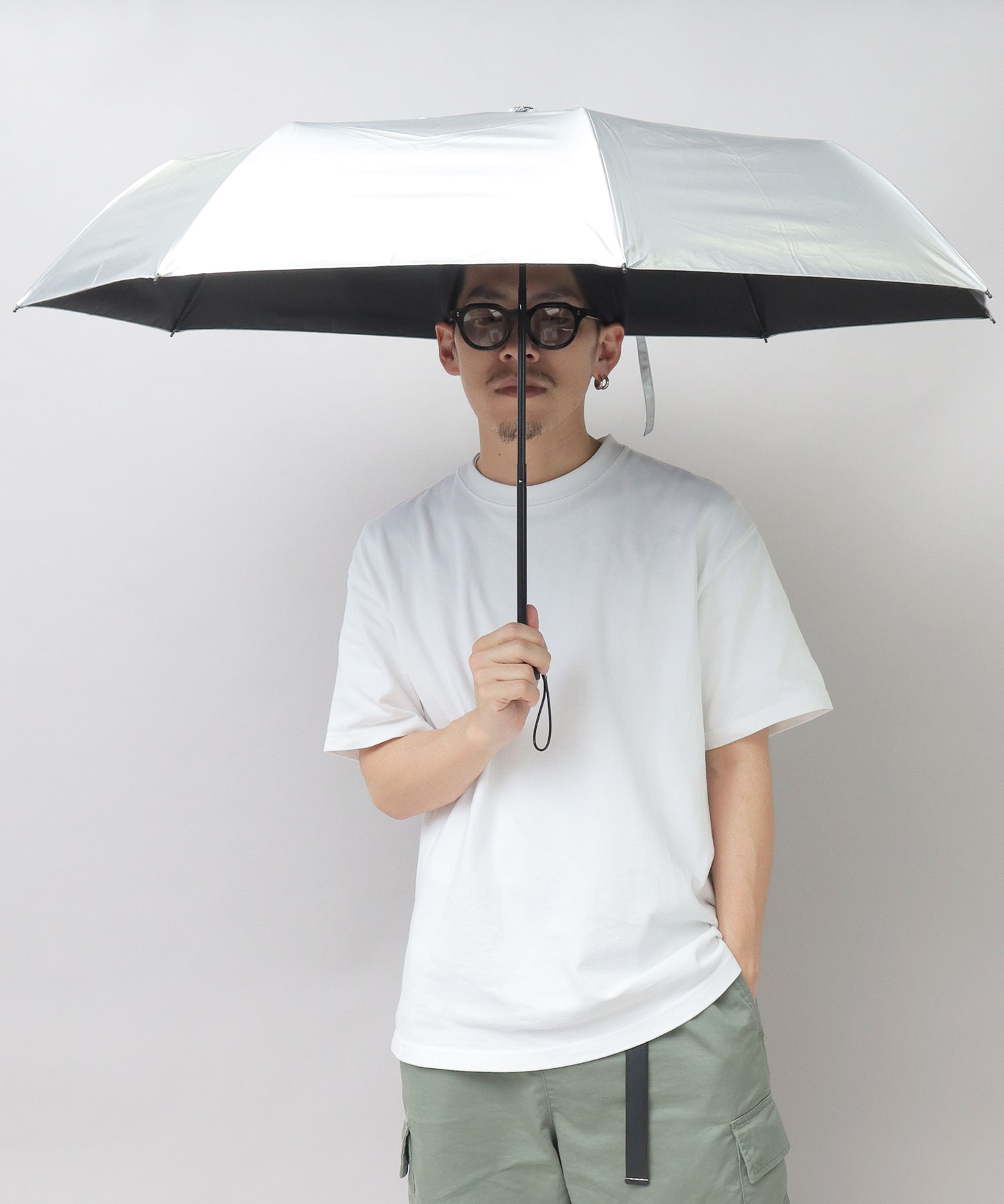 新品未使用　エムスール　日傘 マルイの日傘 【晴雨兼用日傘】ラクチン快適日傘（星柄）【2