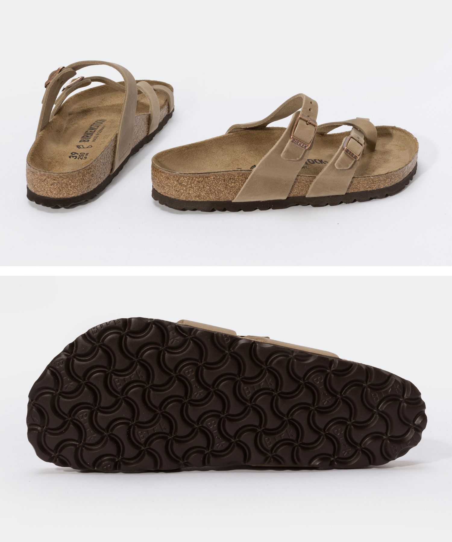 新品タグ付き ビルケンシュトック マヤリ レザー サンダル ブラウン 42 ビルケンシュトック BIRKENSTOCK Mayari Oiled Leather