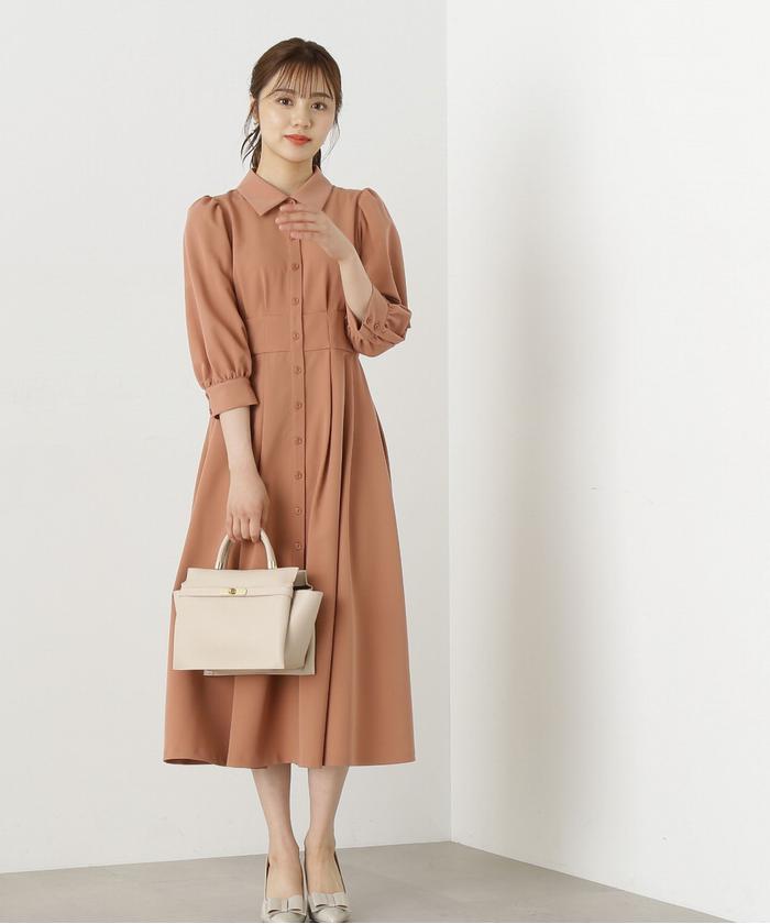 フレアーシャツワンピース ／ プロポーションボディドレッシング 楽天市場】【SALE／30%OFF】｜美人百花5月号掲載 タイアップ休井