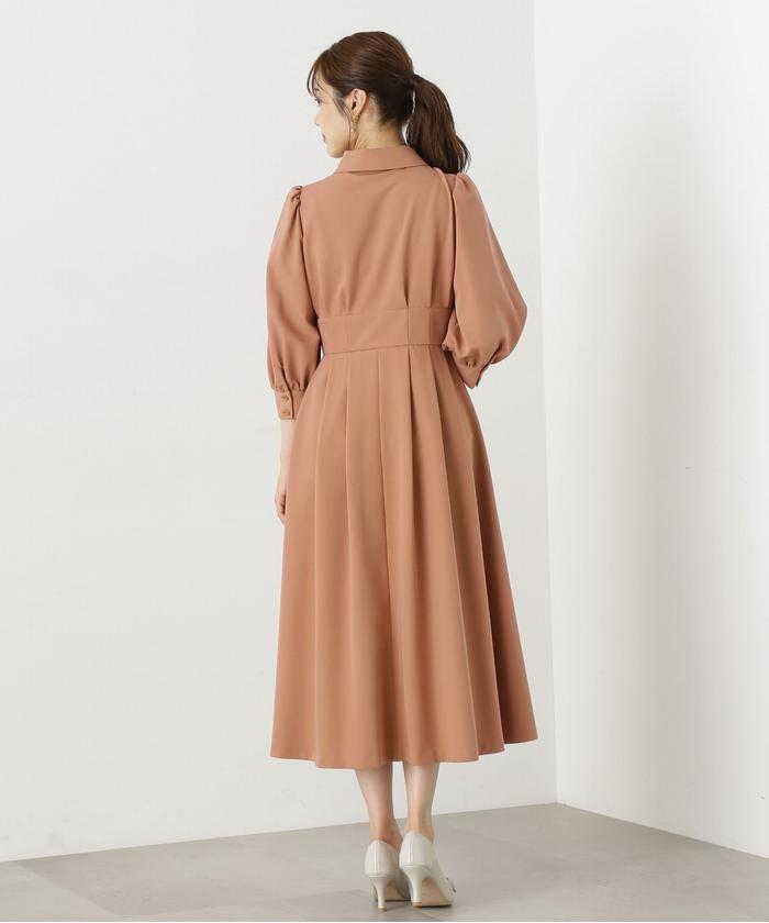セール 50%OFF】タックフレアシャツワンピース(505438578 セール 50%OFF】タックフレアシャツワンピース(505438578