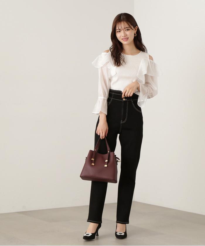 DimMoire 超ロングスリーブニット REFLEM DimMoire【ディムモアール】超ロングスリーブニットII/Black