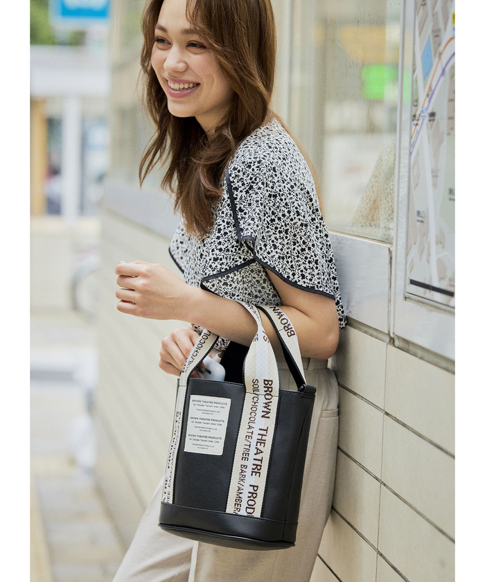 セール】【BROWN THEATRE PRODUCTSコラボ】2WAYミニトートバッグ セール】【BROWN THEATRE PRODUCTSコラボ】2WAYミニトートバッグ