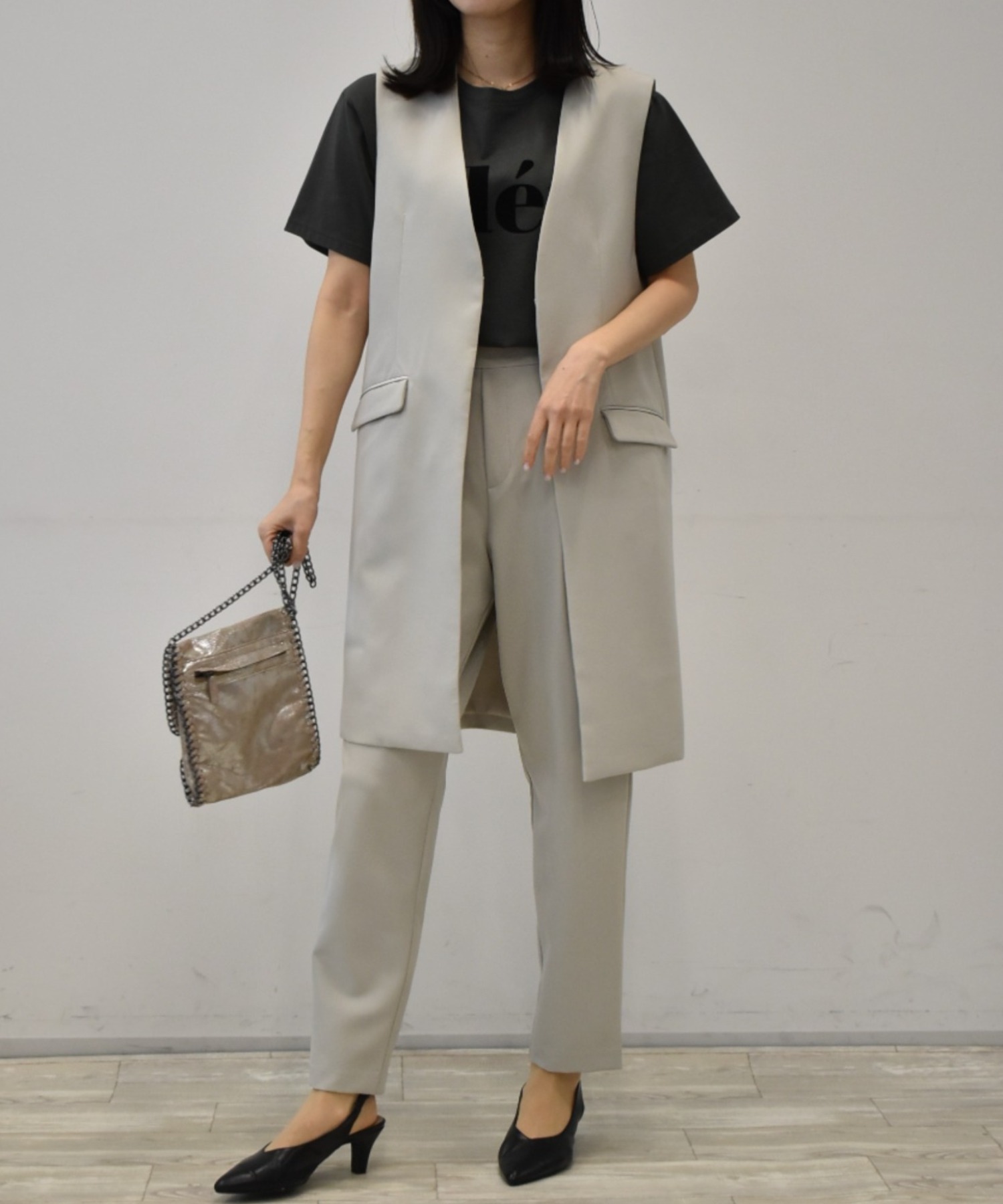 セール22%OFF】ラナン RANAN <2点セット>ロングジレ セール22%OFF】ラナン RANAN <2点セット>ロングジレ