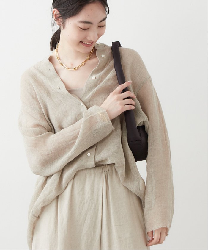 SUNSUNSHOP様Plage CALMER 別注 BandCollarシャツ 追加》【CALMER】別注 BandCollar シャツ2(505376267