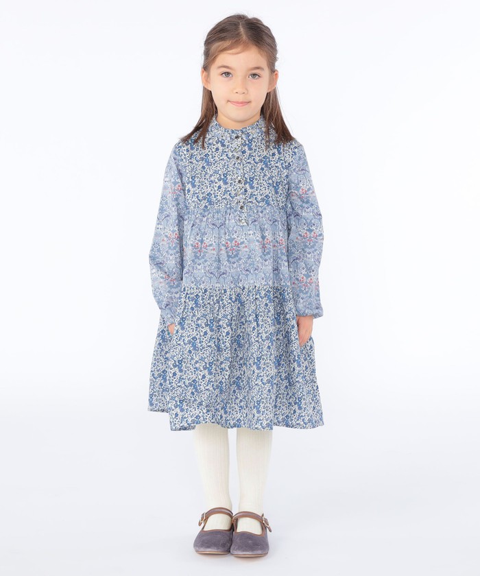 セール】SHIPS KIDS:100～130cm / リバティ ワンピース