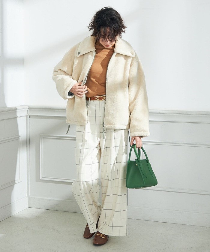 TAION × NOLLEY'S キルト × ボア　リバーシブル　ロングダウン セール 40%OFF】◇【WEB限定】【TAION/タイオン】別注ボア