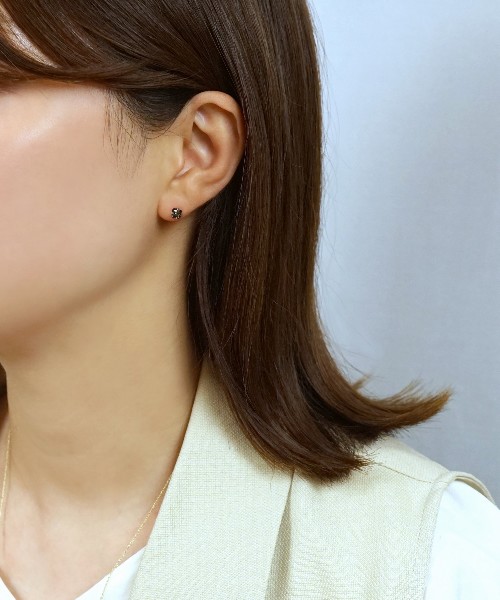 テイクアップ TAKE－UP [ セカンドピアス] K18 ロンドンブルー