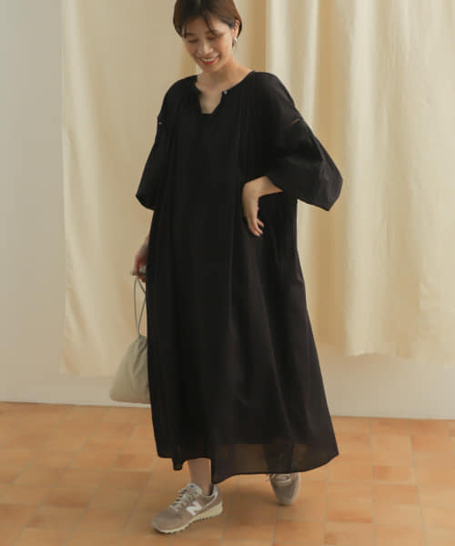 美品 セシリーバンセン CECILIE BAHNSEN ワンピース ギャザー