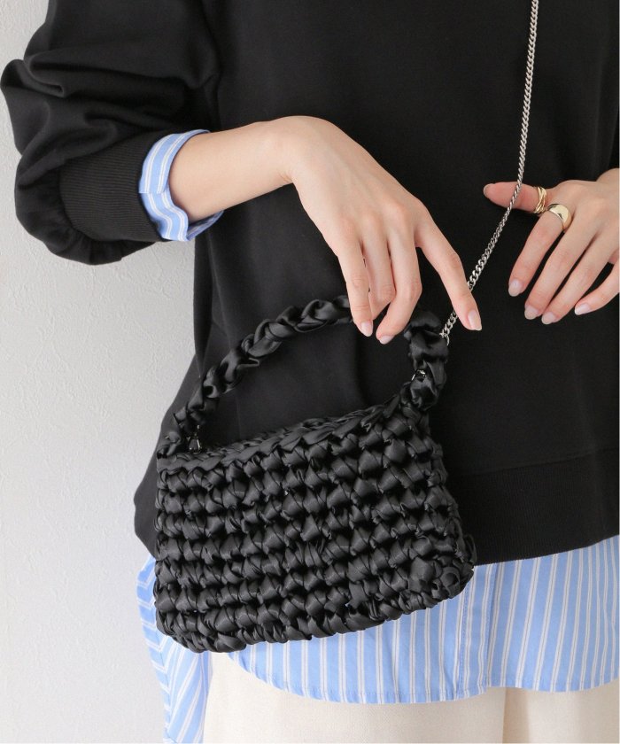 ACOC/アコック】SATIN SQUARE NET TOTE:バッグ(505455322
