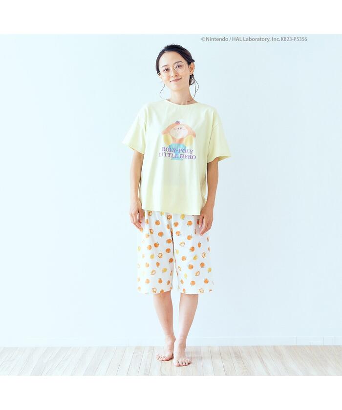 WEB限定 カービィ・ワドルディパジャマ(大人) 5分丈(505202504 WEB限定 カービィ・ワドルディパジャマ(大人) 5分丈(505202504