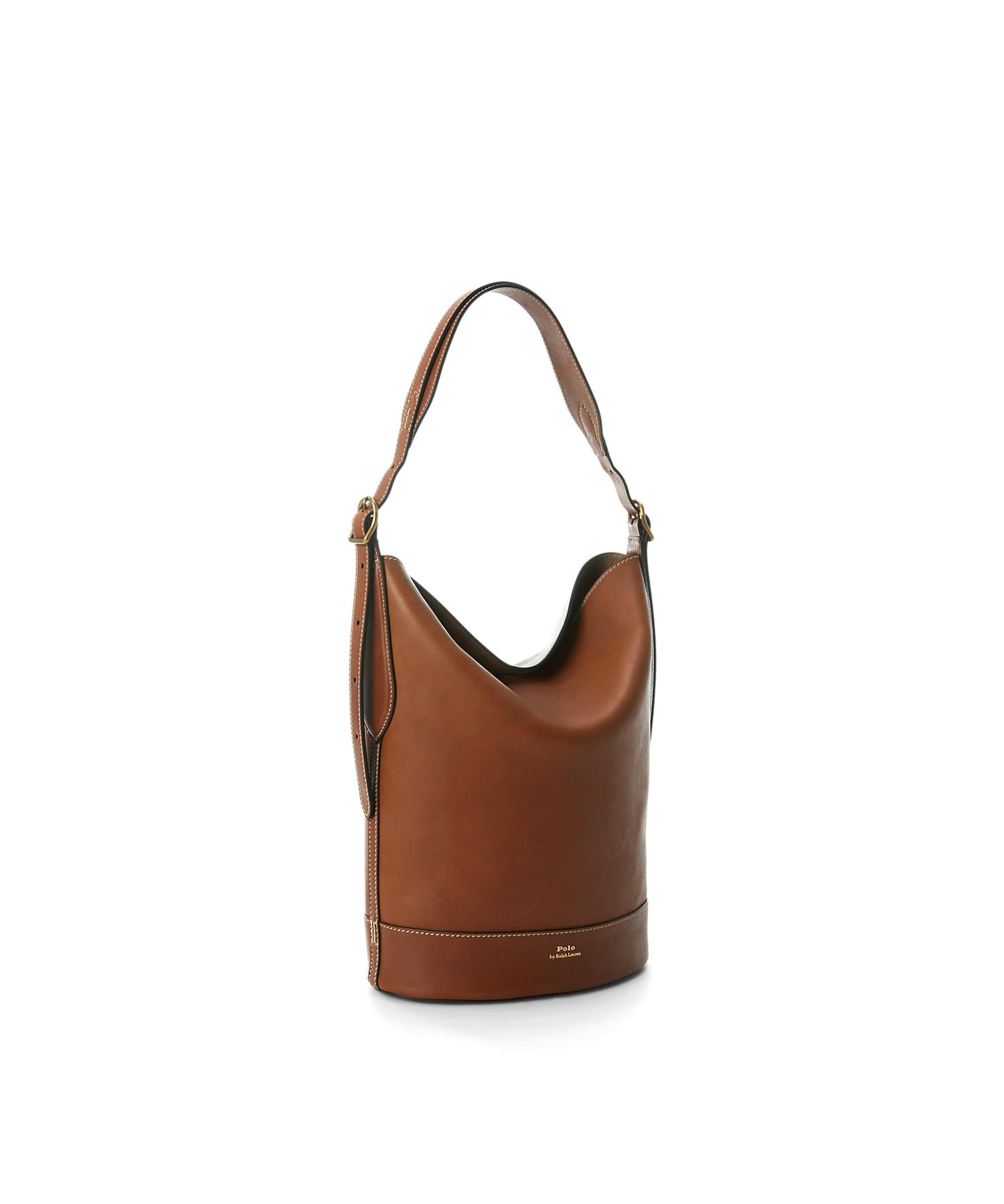 （US発）LAUREN RALPH LAUREN リース バケットバッグ レザー ミディアム Witley バケット バッグ （ハンドバッグ