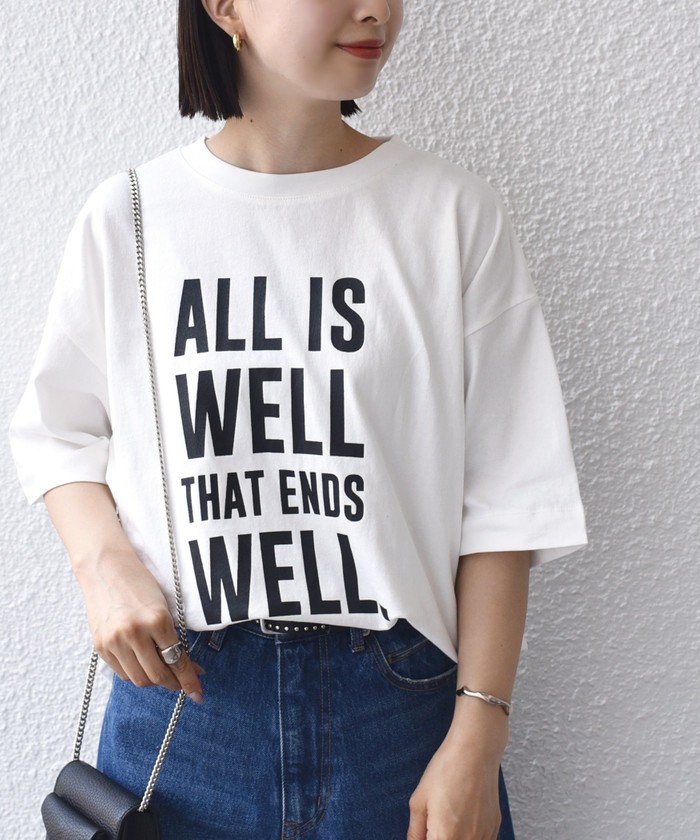 SHIPS別注】81BRANCA:5分袖 ロゴ TEE 24SS (505455935