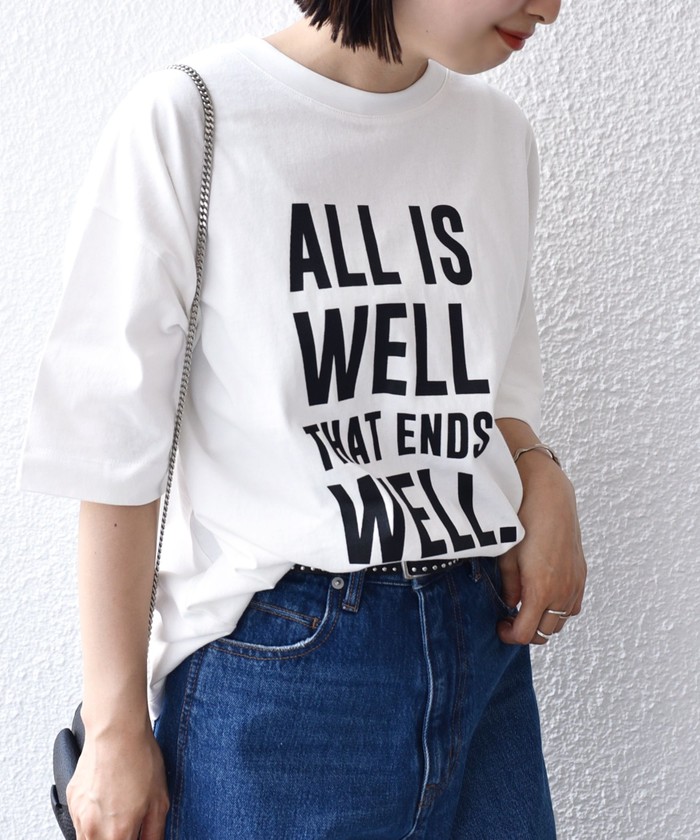 SHIPS for women / シップスウィメン 【SHIPS別注】81BRANCA:ロゴ 5分袖 TEE SHIPS 【シップス ウィメン】【SHIPS別注】81BRANCA:5分袖 ロゴ