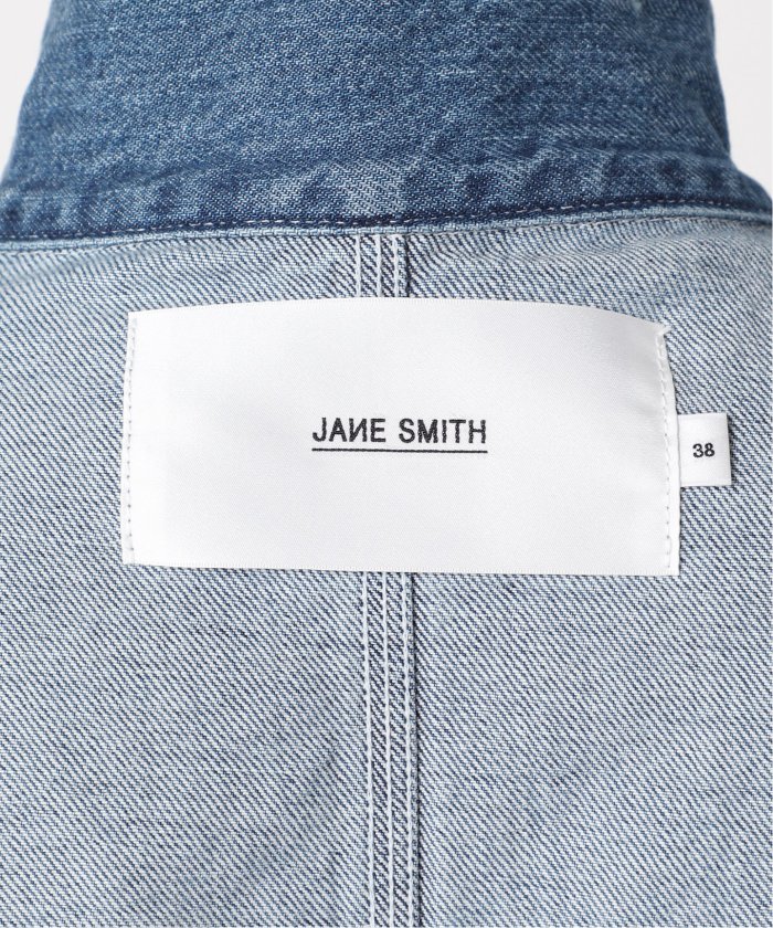 JANE SMITH】10oz DENIM SHORT COVER ALL JA：デニムジャケット